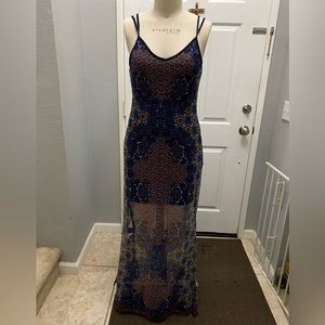 Beautiful colorful print dress